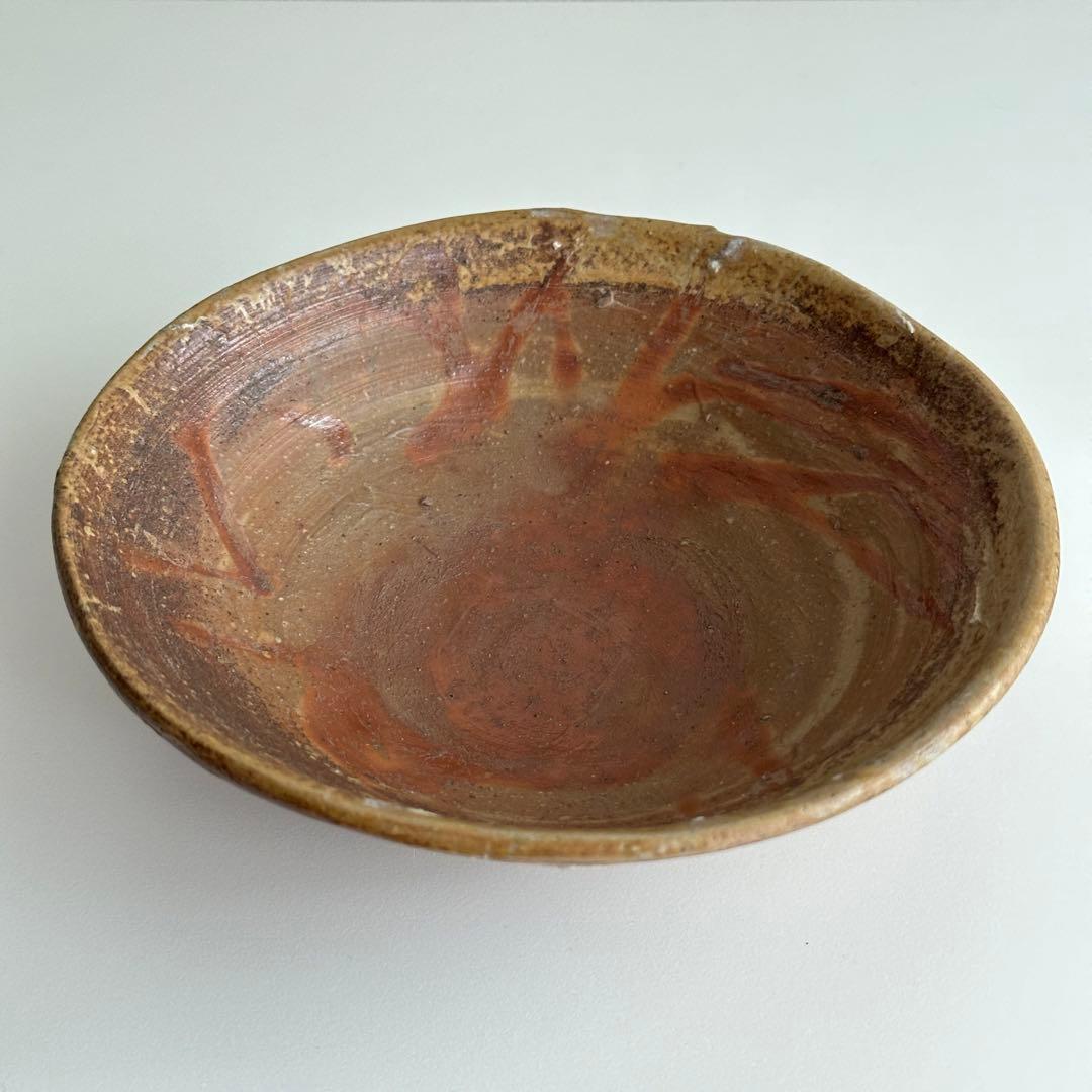 森陶岳 備前 茶器 緋襷 平茶碗 共箱