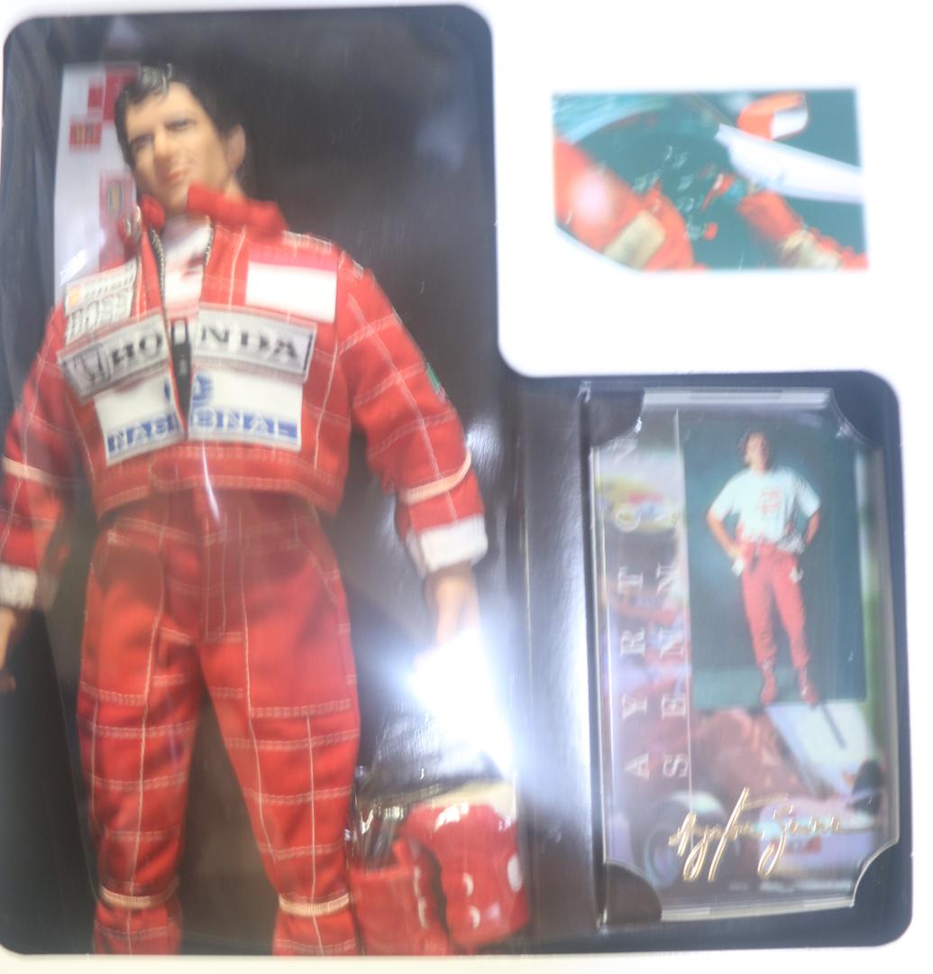 とと　 タカラ製　アイルトン ・セナ フィギャー　記念プレート付き