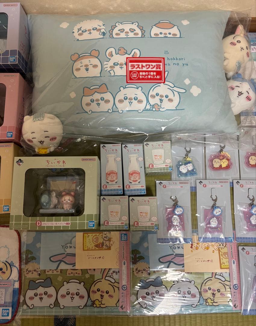 大幅値下☆ちいわか☆一番くじ☆ちいかわの湯☆A〜H賞☆ラストワン☆コンプ☆25個