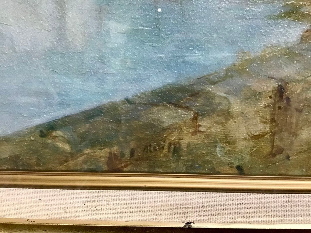 管55☆絵画☆ベルト・モリゾ☆ロリアンの港☆複製画