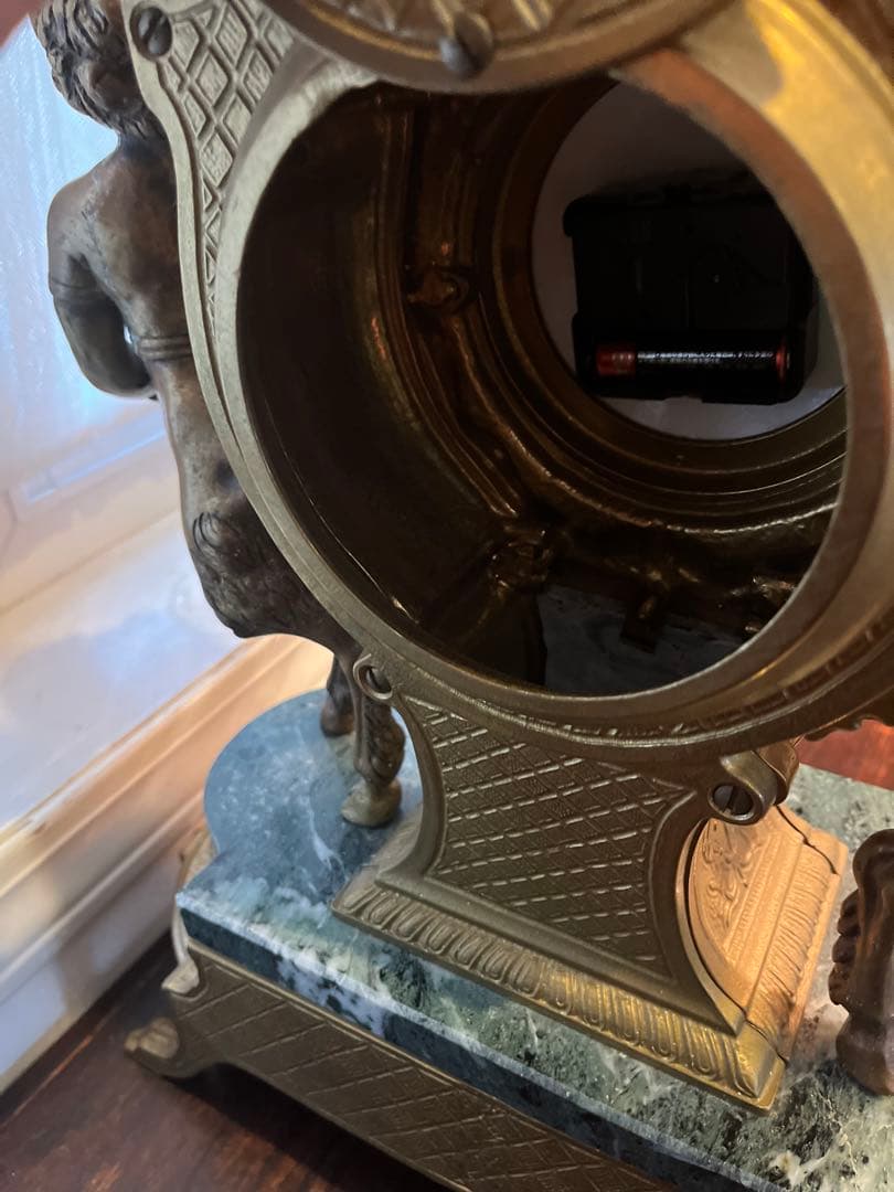 イタリア製 Imperial 置き時計 燭台セット　アンティーク