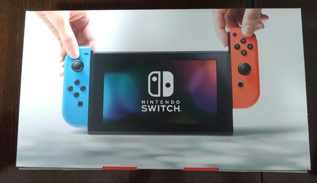 Nintendo Switch 本体 青/赤　箱付き　おまけ付き