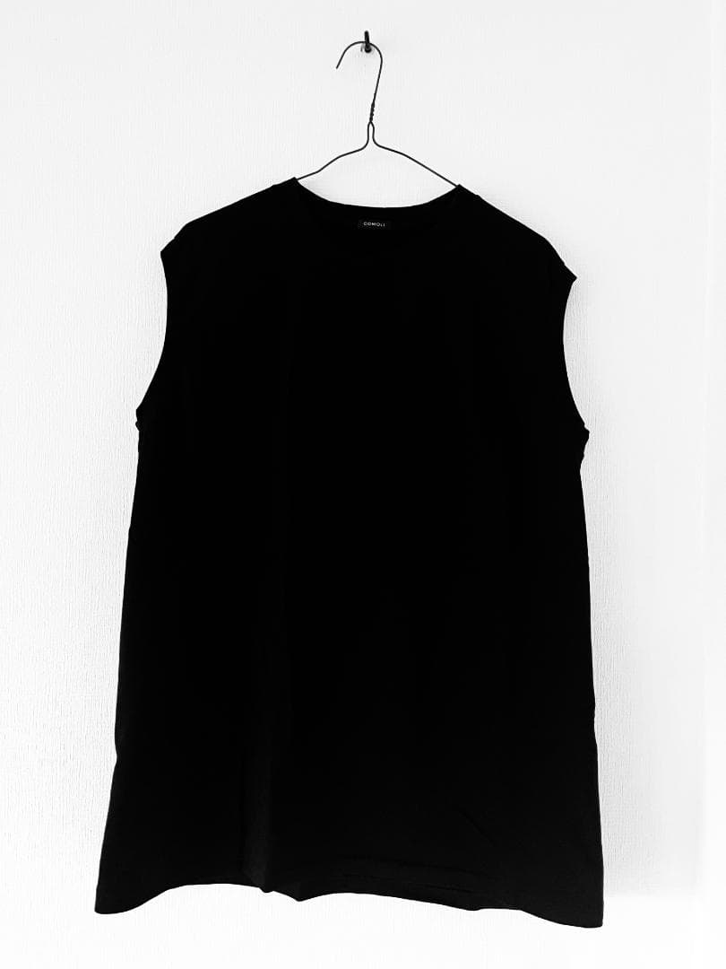 COMOLI コモリ 25ss コットンジャージー ノースリーブ サイズ3 COMOLI