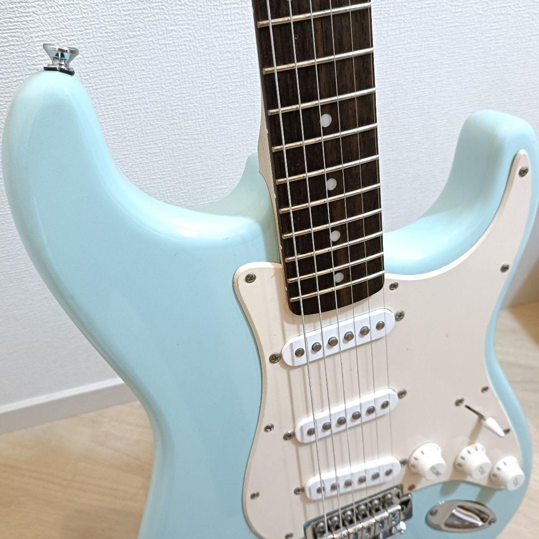Squier エレキギター ストラトキャスター ソニックブルー メンテ済