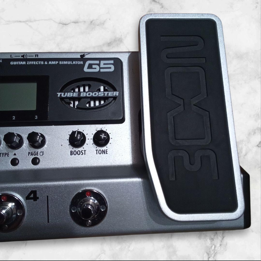 ZOOM G5 ギターエフェクター　シルバー　マルチエフェクター