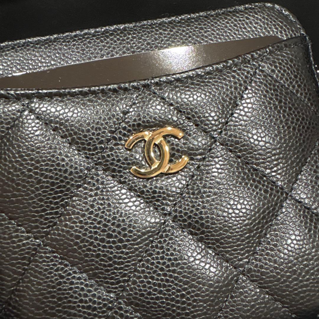 【正規品】【美品】シャネル クラシック ジップパース