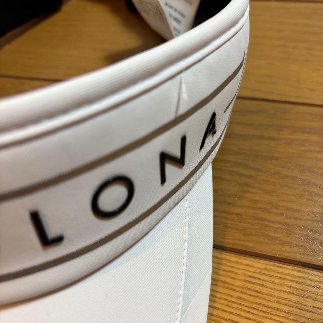 未使用☆MARK & LONA☆ホワイト☆バイザー☆ゴルフ