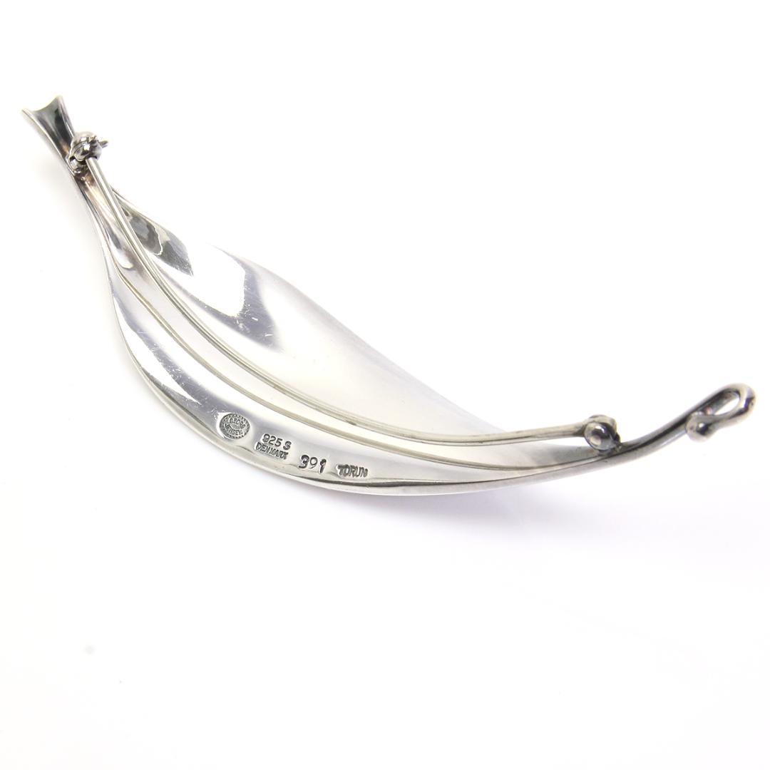 ジョージジェンセン 391 リーフ ブローチ コレクション TORUN トールン