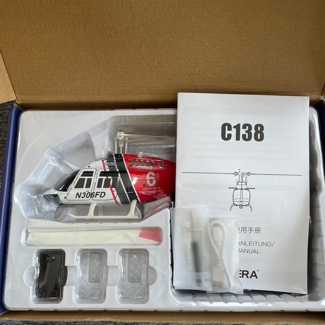 ERA ジェットレンジャー 6 軸ジャイロ　ラジコンヘリ　モード￼1か2を選択可