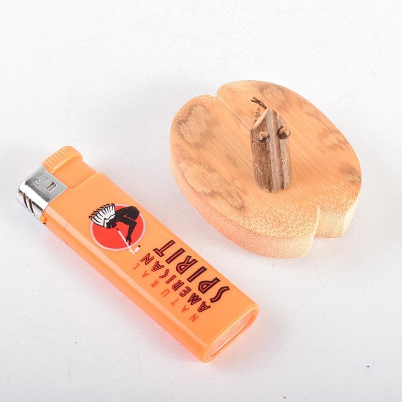 茶道具 竹細工師 山田竹遊造 蓮に蛙 竹香合 共箱 C R4927