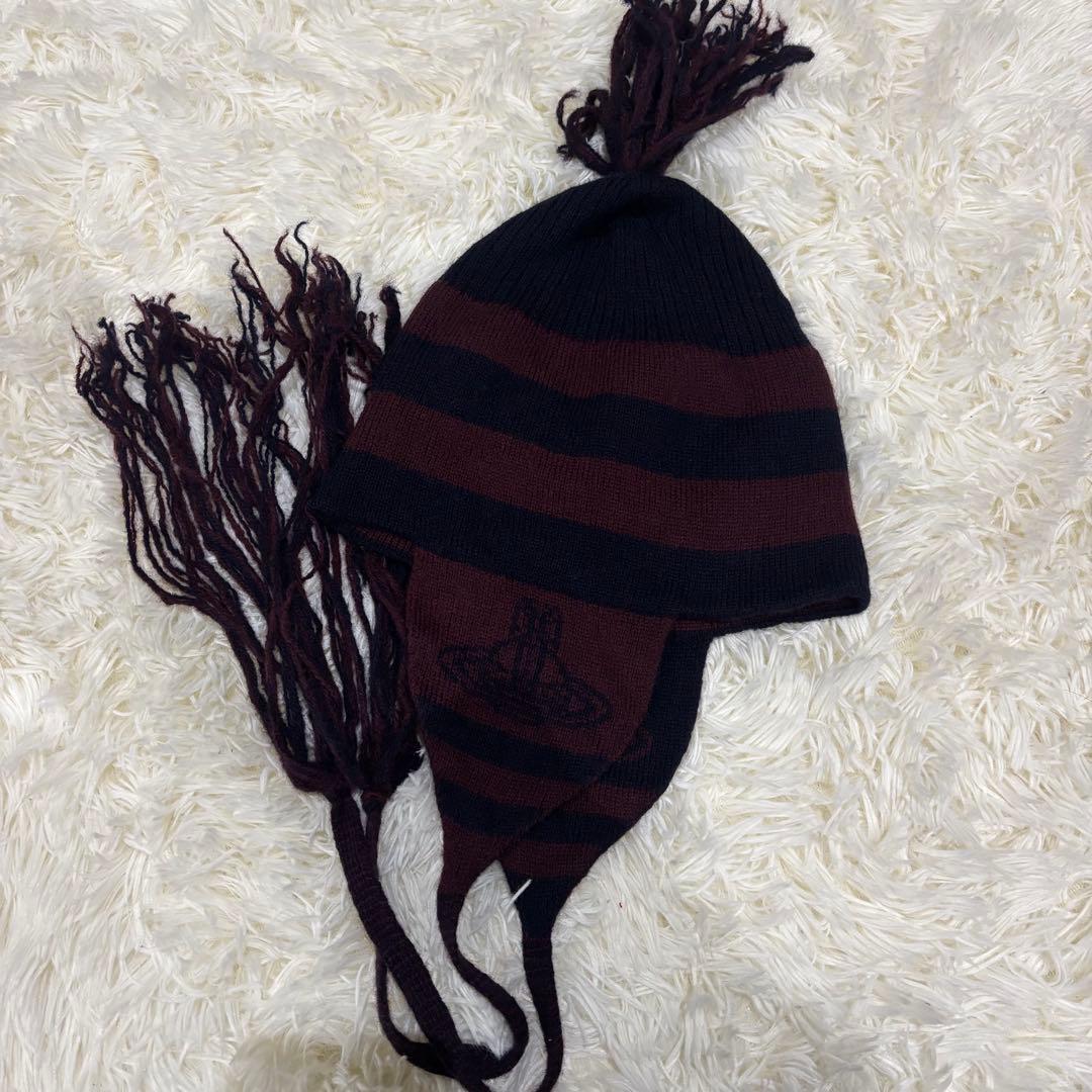 Vivienne Westwood ストライプニット帽 - メルカリ