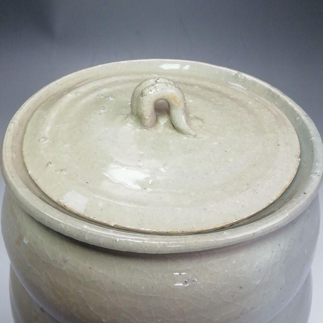 Ｓ４９５　水指　『瓢形水指』『豊田嘉隆作』　共箱　茶道具