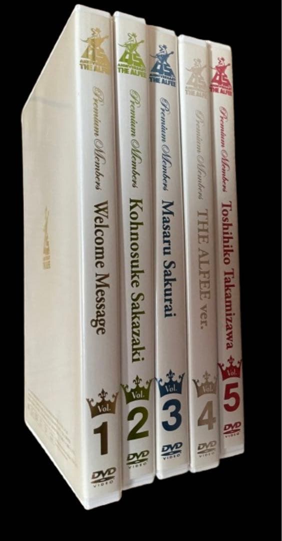 THE ALFEE45周年プレミアムメンバーズDVD5本セット☆ポストカード他付