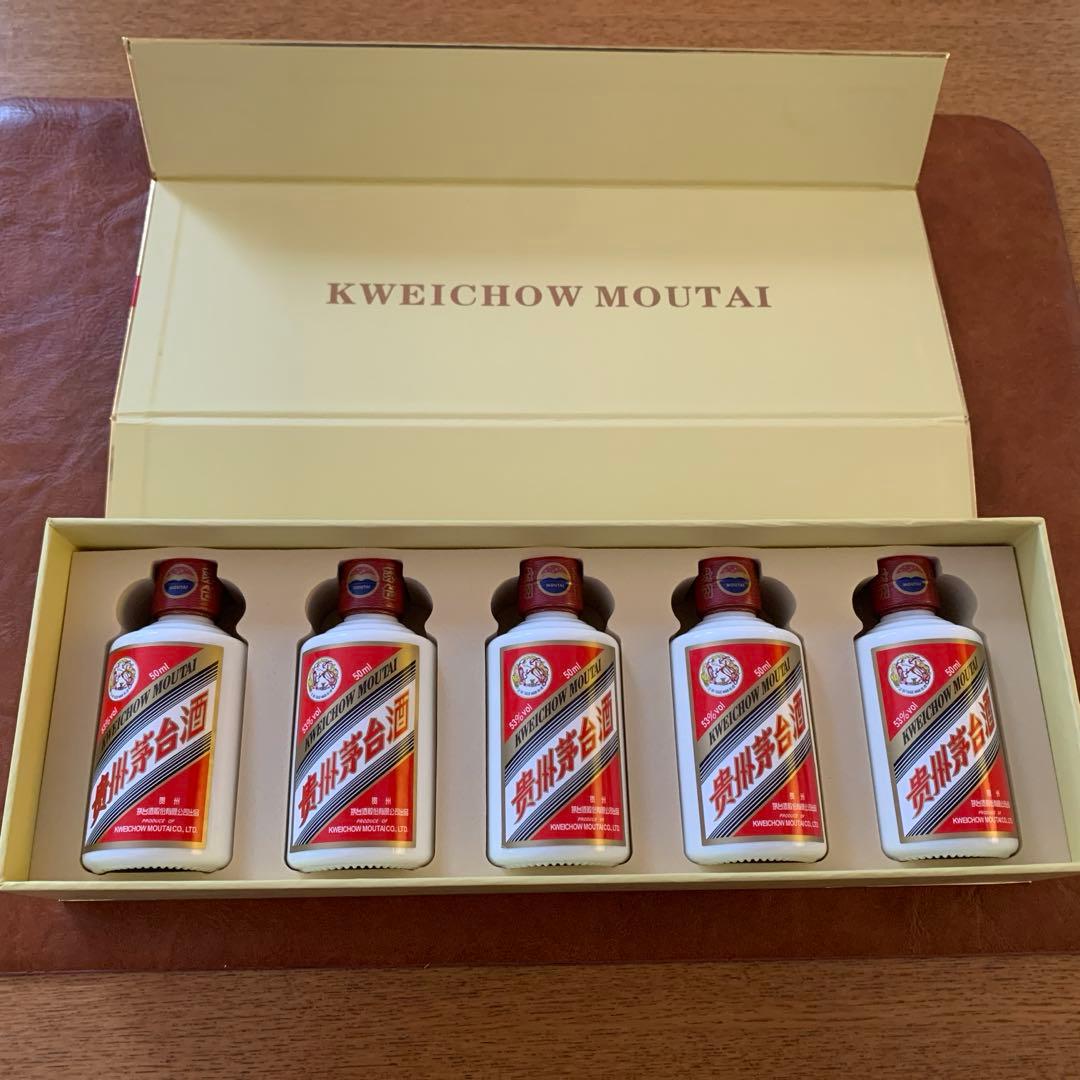 Kweichow Moutai 50ml 5本セット ギフトボックス Kweichow Moutai 5本