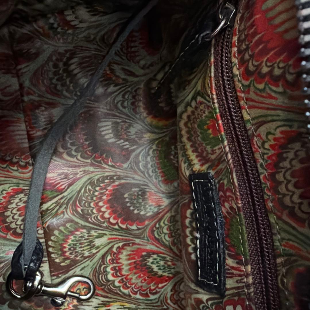 DOONEY&BOURKE 黒いレザーハンドバッグ