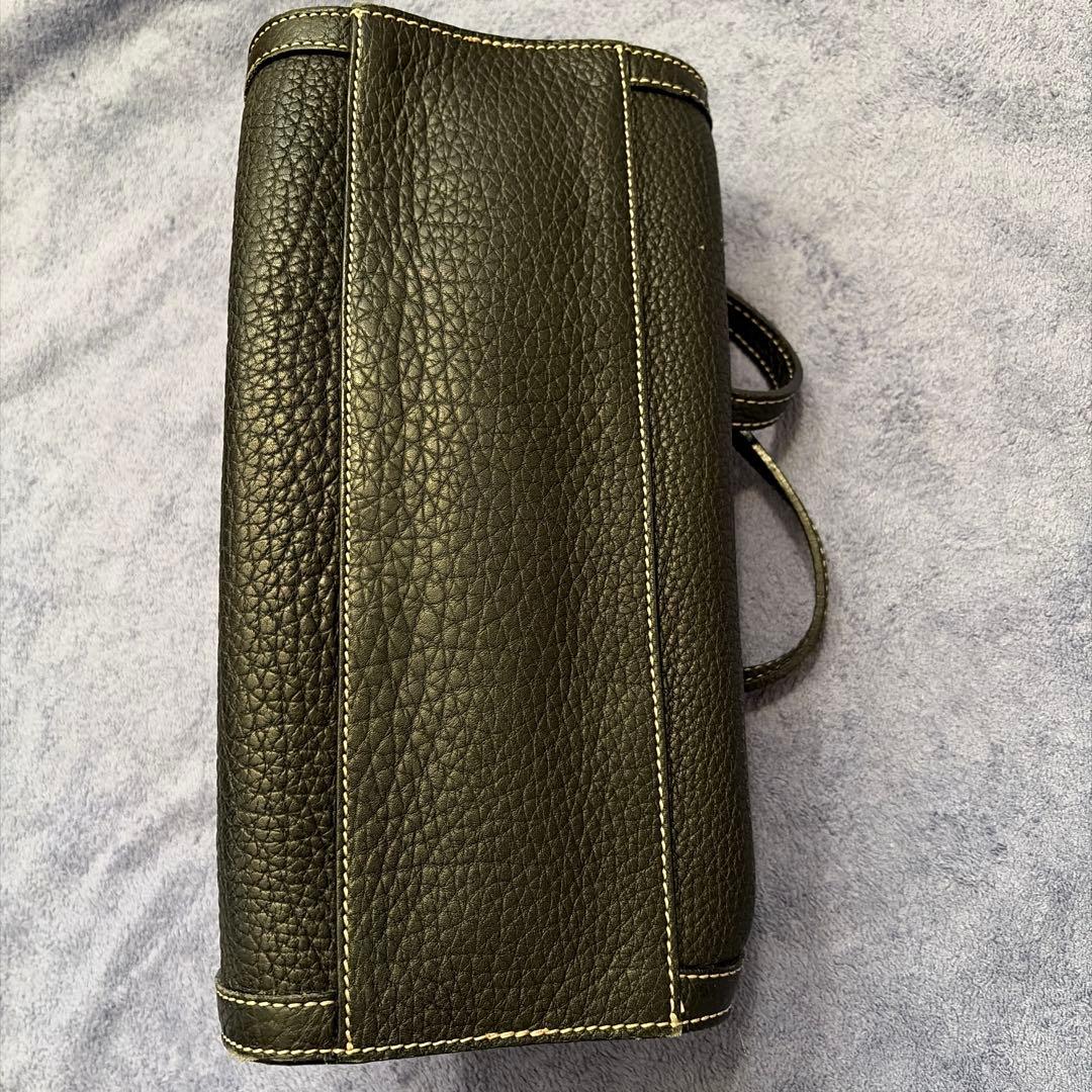 DOONEY&BOURKE 黒いレザーハンドバッグ