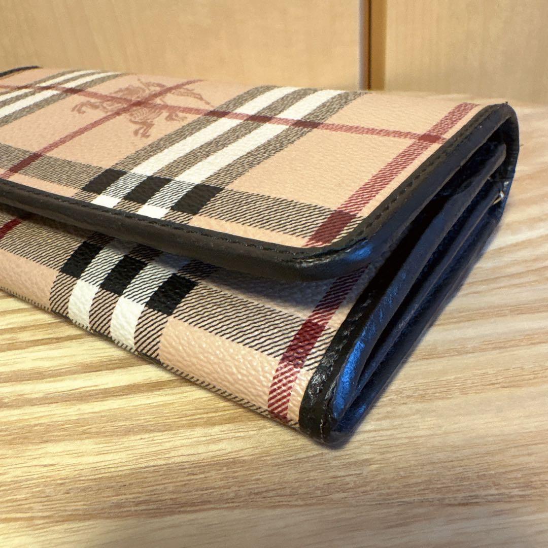 Burberry シャドーホース　長財布　ノバチェック