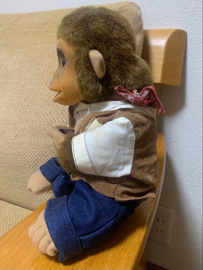 【レトロ】90s HOSUNG モンキー ぬいぐるみ