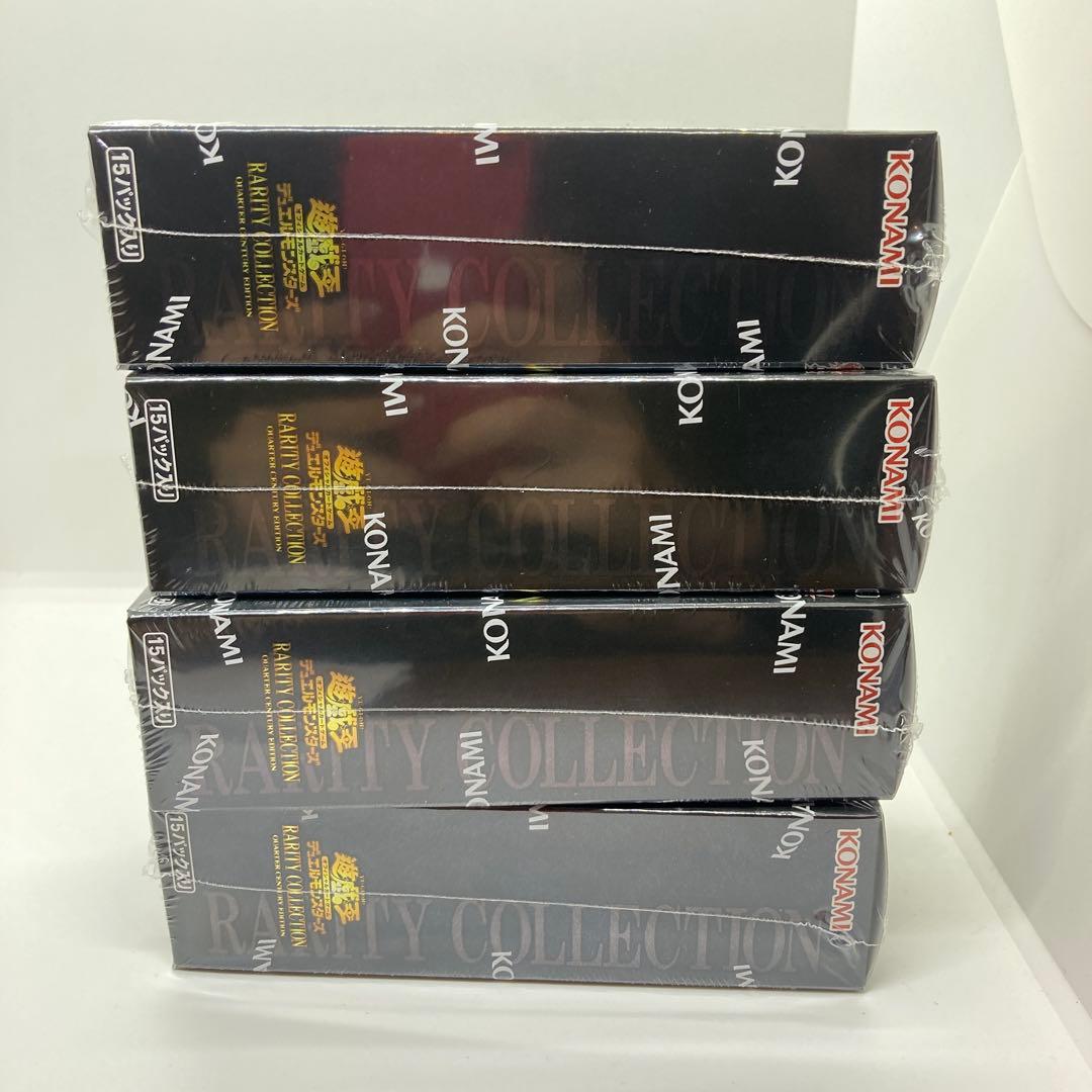 遊戯王OCG RARITY COLLECTION 4BOXセット　シュリンク付き