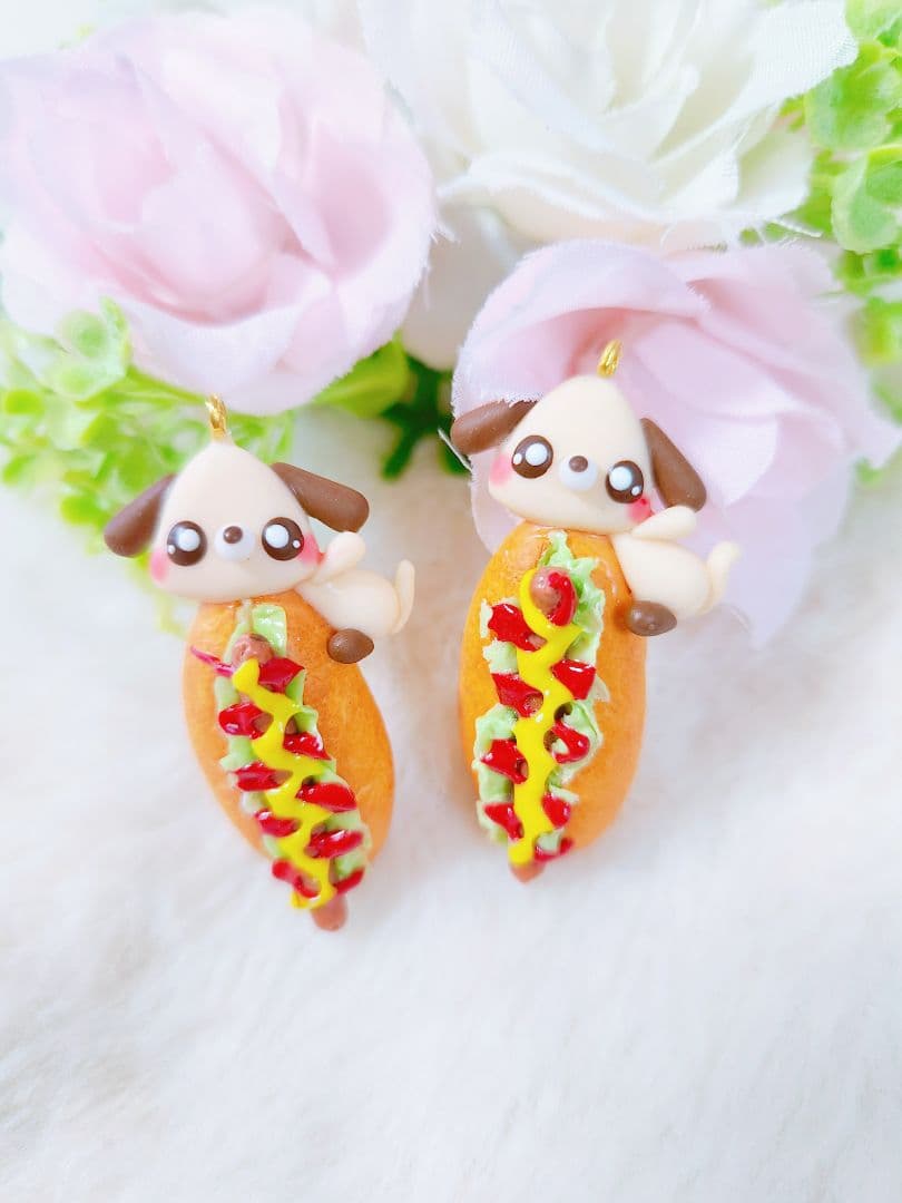 七夕チーズケーキ　バンビ　フェイクスイーツ　樹脂粘土　スイーツデコ　チャーム