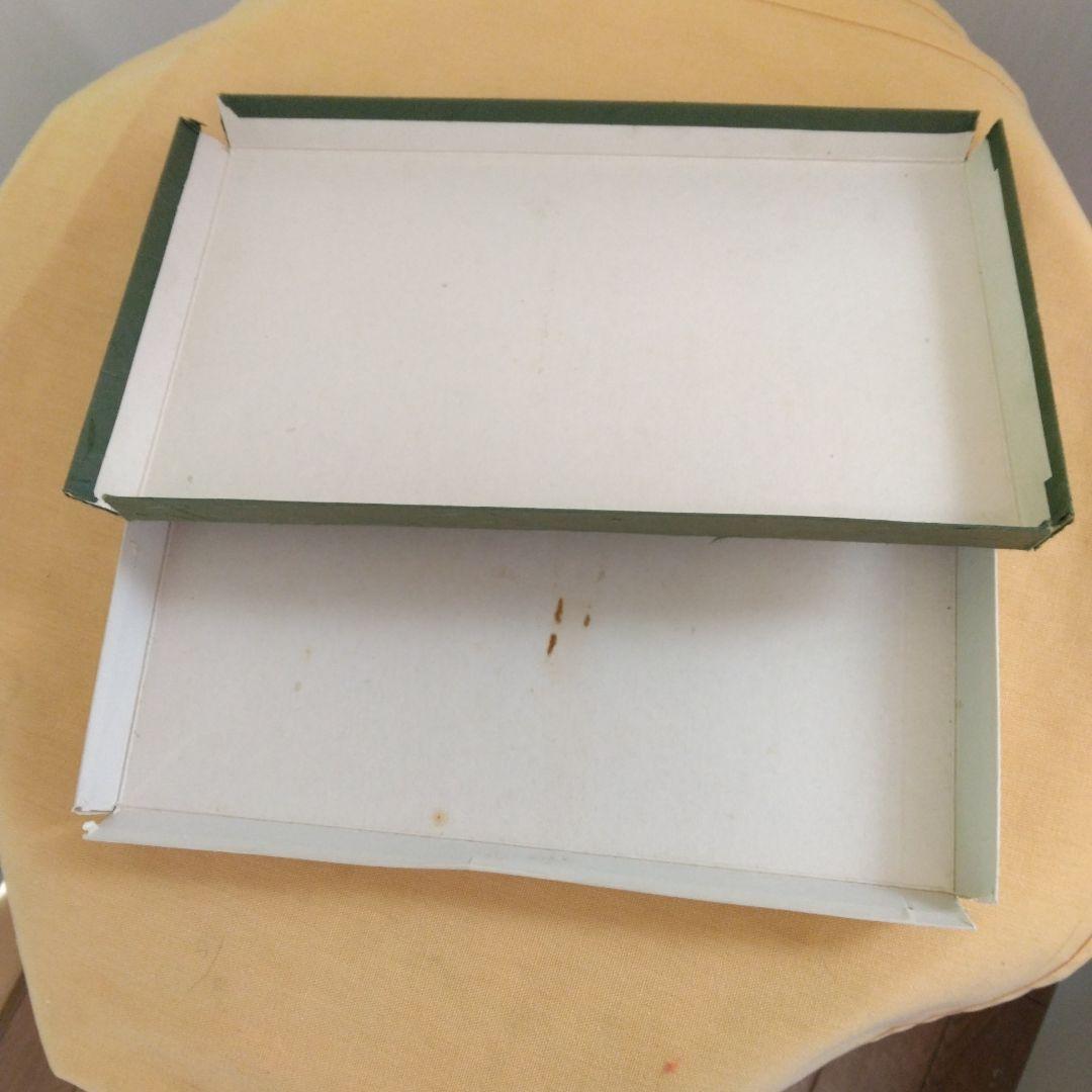 ☆単品可 昭和レトロ新品未使用箱入り沖縄みんさー織半幅帯 紺色と茶色