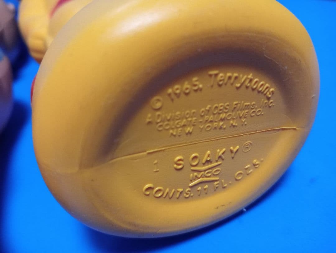 1960s米国ビンテージsoaky ソーキー ソープボトル×2 マイティマウス他