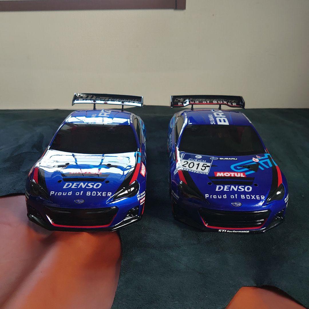 タミヤ1/10RCスバルBRZ スペアボディセット オリジナルペイント2台セット