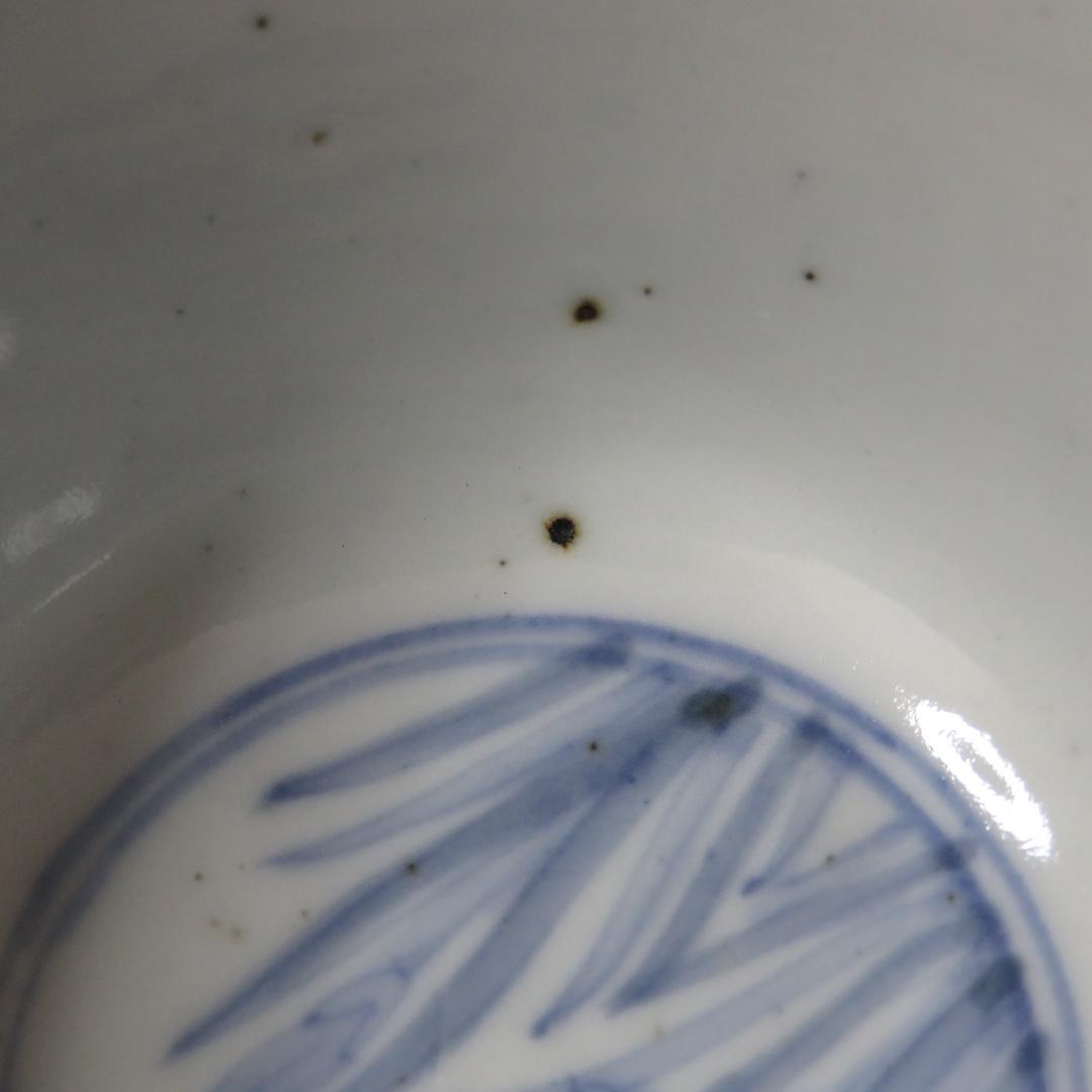 蕎麦猪口 向付 5客 色絵付 馬 あやめ 希少図柄 赤絵 歪み 江戸 - メルカリ