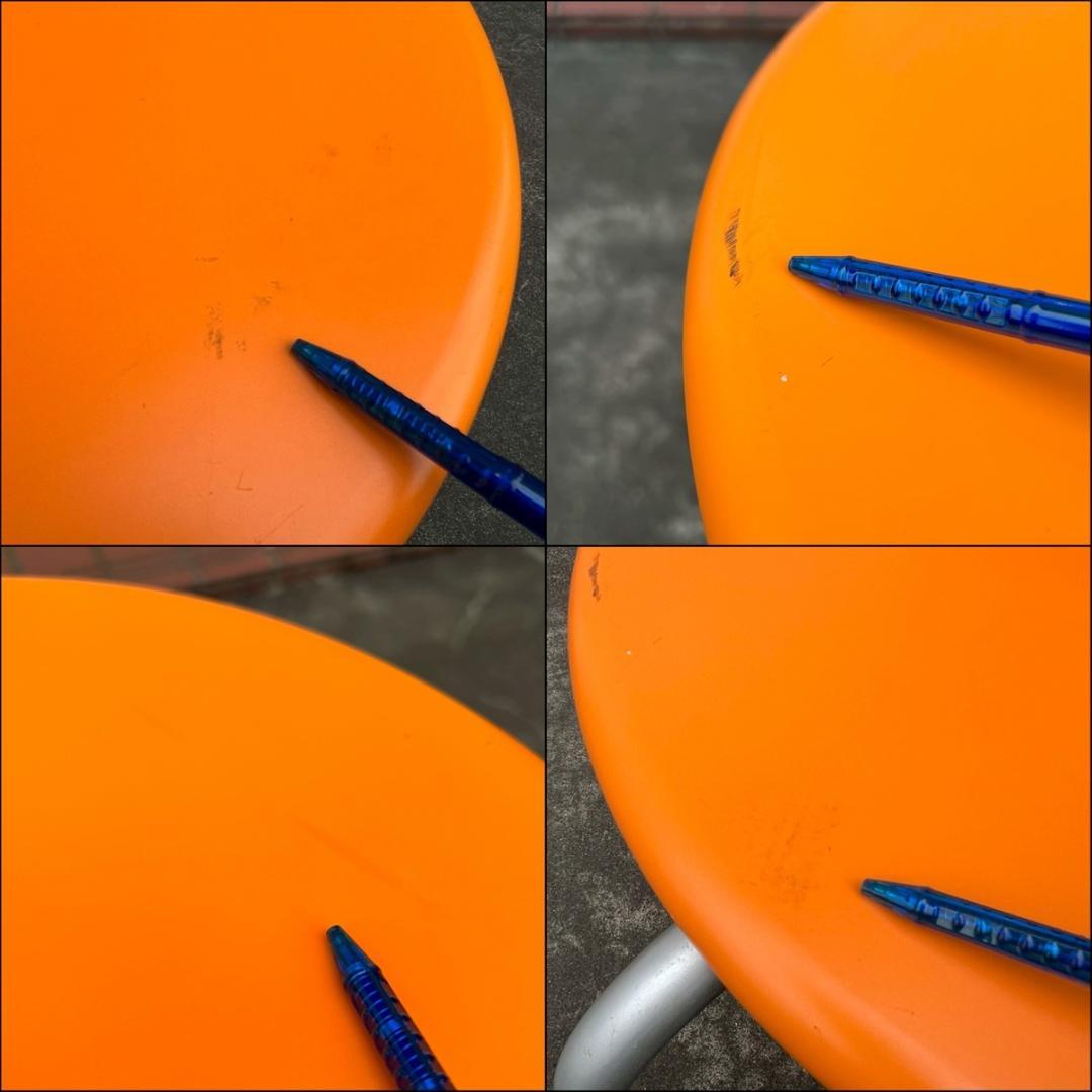 arflex スツール 丸椅子 オレンジ座面 イタリア製 デザイナーズ モダン