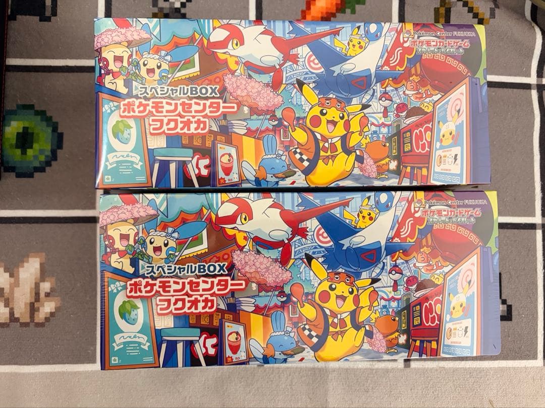 スペシャルBOX ポケモンセンターフクオカ 2個セット シュリンク付き ポケモンセンター フクオカ スペシャルボックス シュリンク付き 2個
