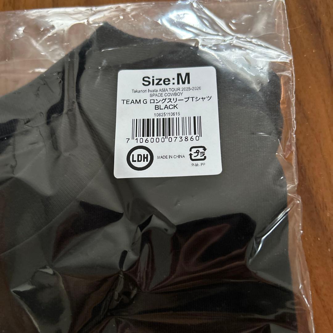岩田剛典TEAM G ロングスリーブTシャツMサイズ2枚(1枚でも相談可
