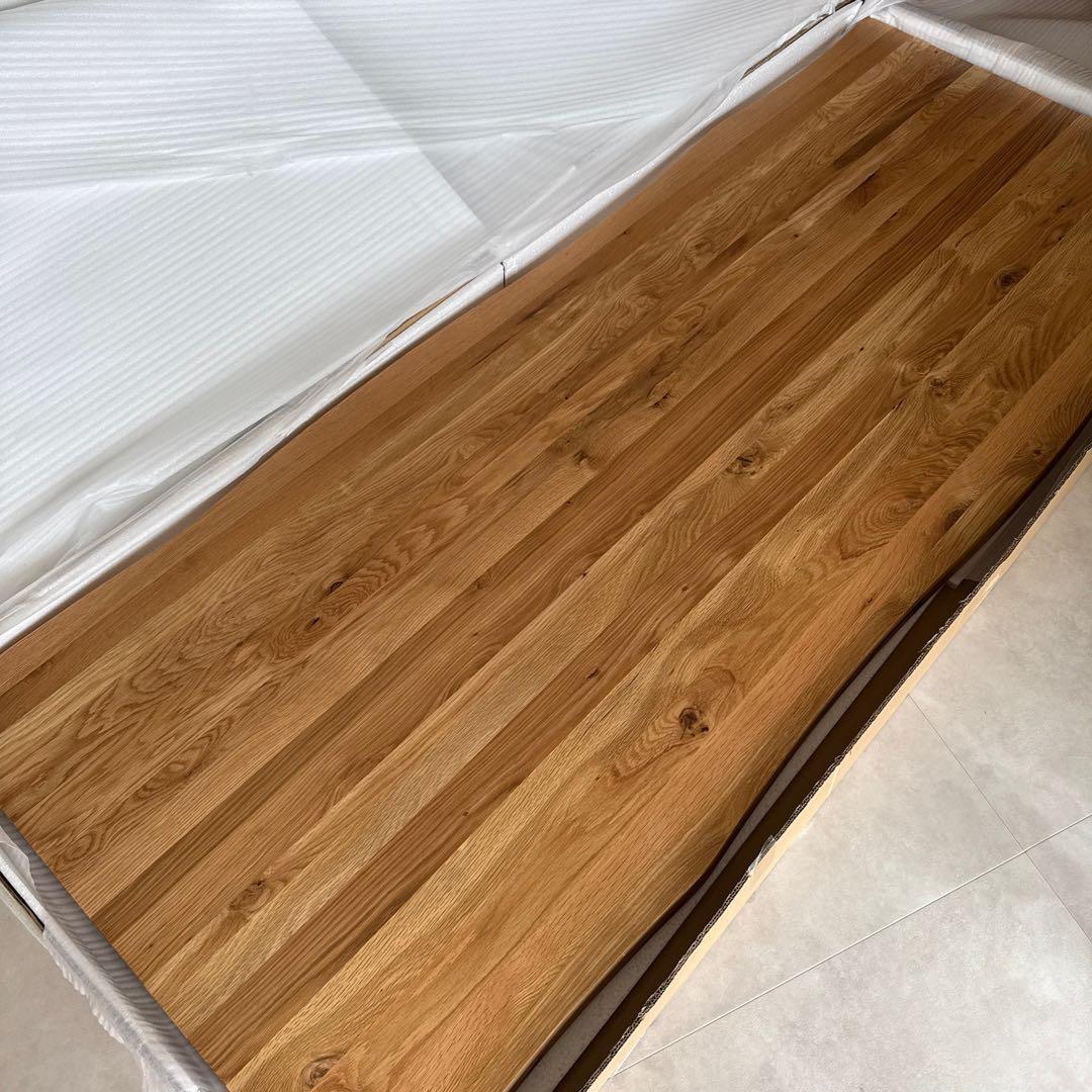 KAGUCOCO 一枚板風　ダイニングテーブル天板のみ　210 オーク　無垢材