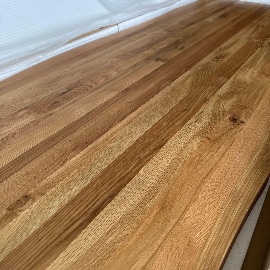 KAGUCOCO 一枚板風　ダイニングテーブル天板のみ　210 オーク　無垢材