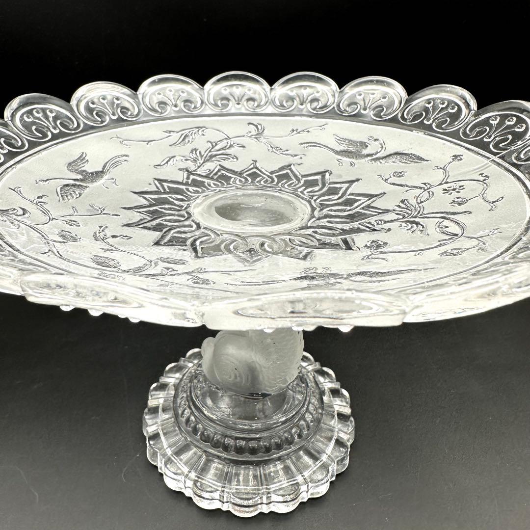 Baccarat オールドバカラ ルネサンス様式 飛鳥唐草紋コンポートクリスタル