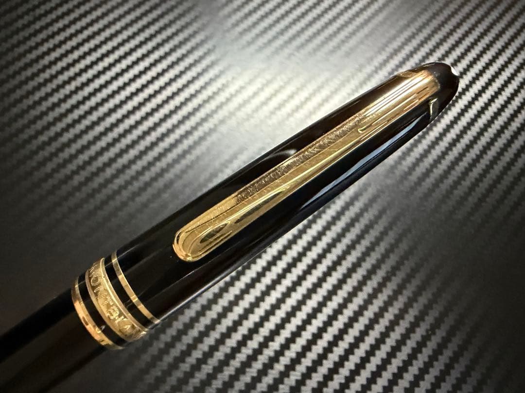 極美品 エボナイト芯 モンブラン 144 ブラック 全金 EF 極細字 万年筆