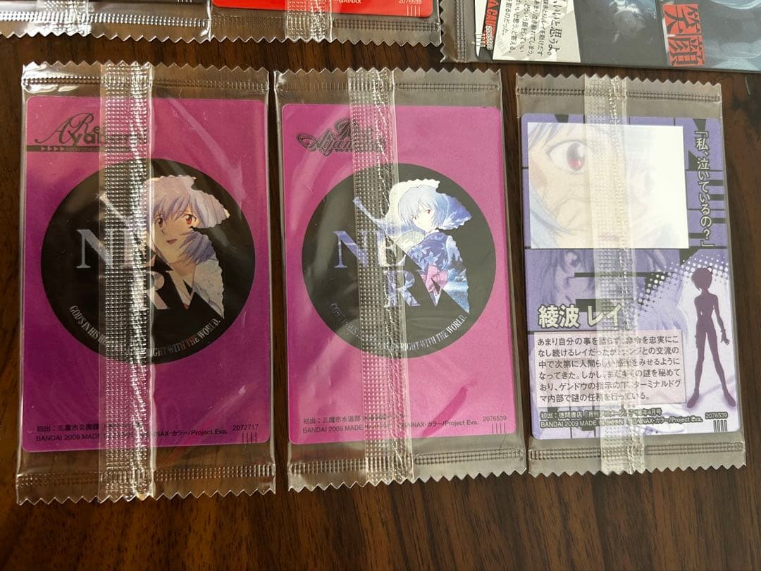 新世紀エヴァンゲリオン　ウエハースカードセット　綾波レイ　2009