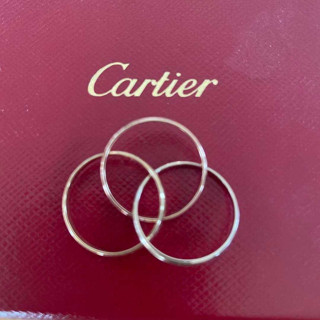 Cartierカルティエ750トリニティリング3カラー3連#49