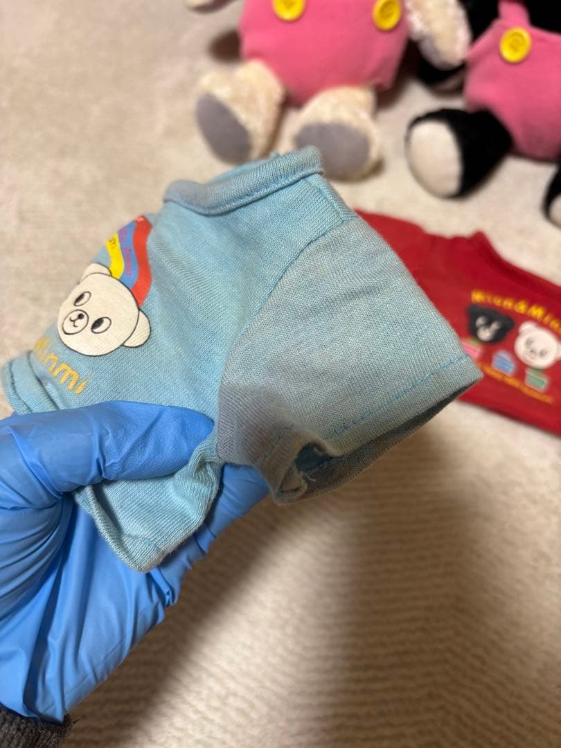 テディベアミュージアム Mion ＆ Minmi 白 黒 セット