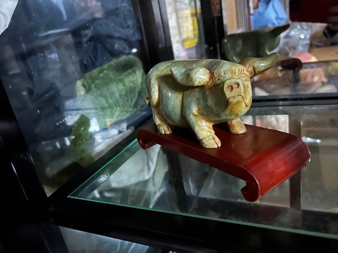 中国 唐時代 瓦硯 発掘品 木箱付 送料込み250602 中国 唐時代 瓦硯