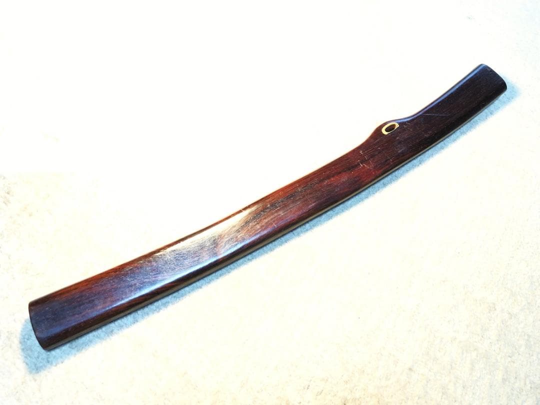 【 黒檀茶刀 】　江戸～昭和初期