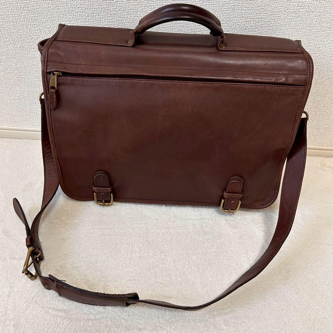 coach ビジネスバッグ 2way 0514 本革 オールドコーチ ブラウン