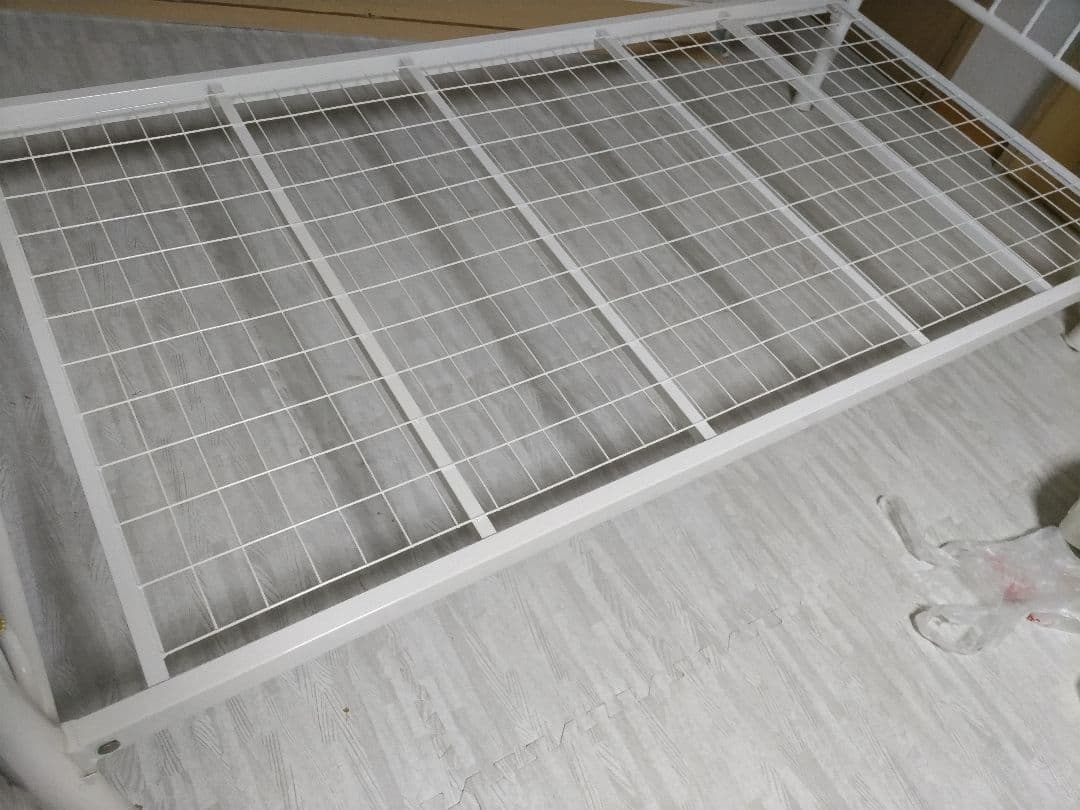 札幌市近郊の方限定！送料無料！ニトリ お姫様ベッド シングルパイプベッド