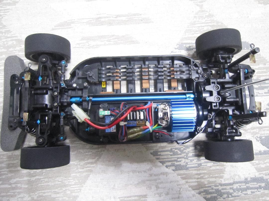 K*Y様 完全動作 1/10 超高火力戦闘機② タミヤ TT-01R 新品ボディ