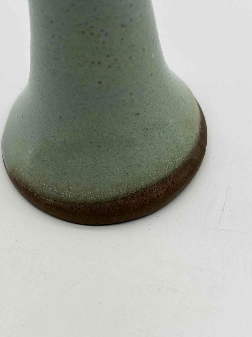 金から元時代 鈞窯 月白釉観音浄瓶 旧家蔵出し 窯変