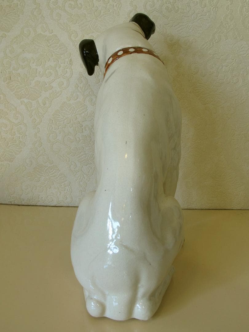 ビクター犬　ニッパーくん　大型31.5センチ　ビクター　犬　レア　爪付き　陶器