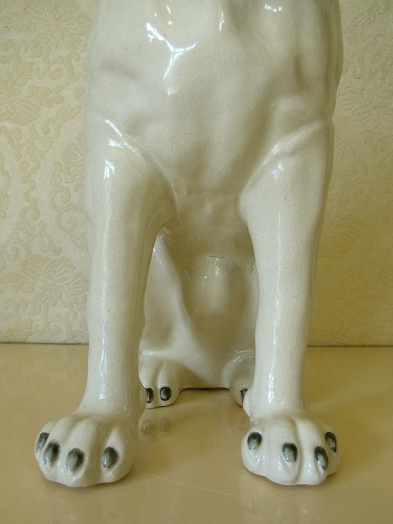 ビクター犬　ニッパーくん　大型31.5センチ　ビクター　犬　レア　爪付き　陶器