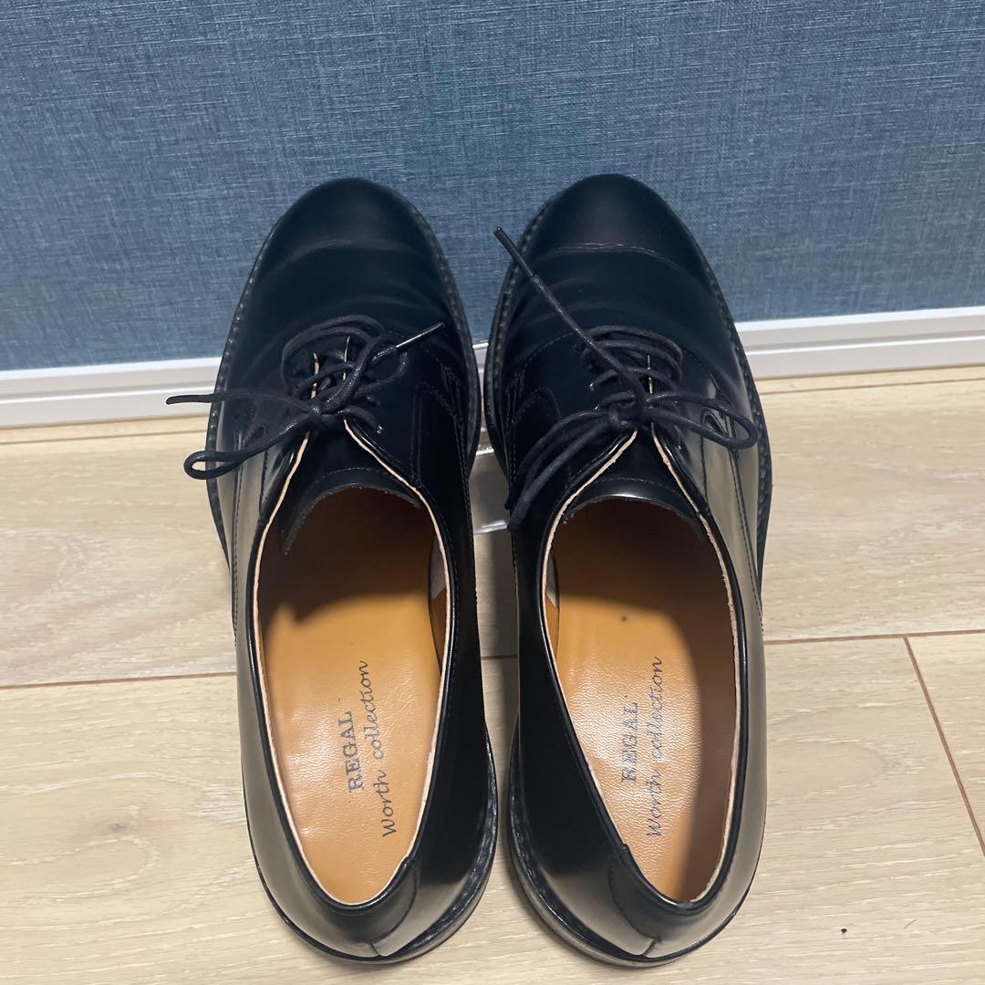 美品【リーガル】プレーントゥ 外羽 J636♡ブラック 27
