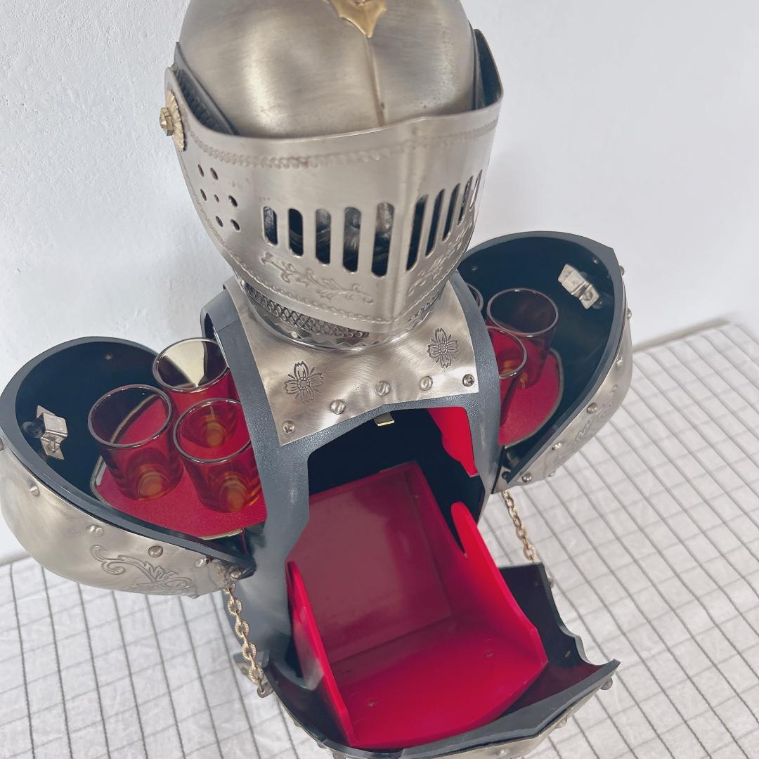 アンティーク ニッカウヰスキー オルゴール付 甲冑 ボトルケース NIKKA