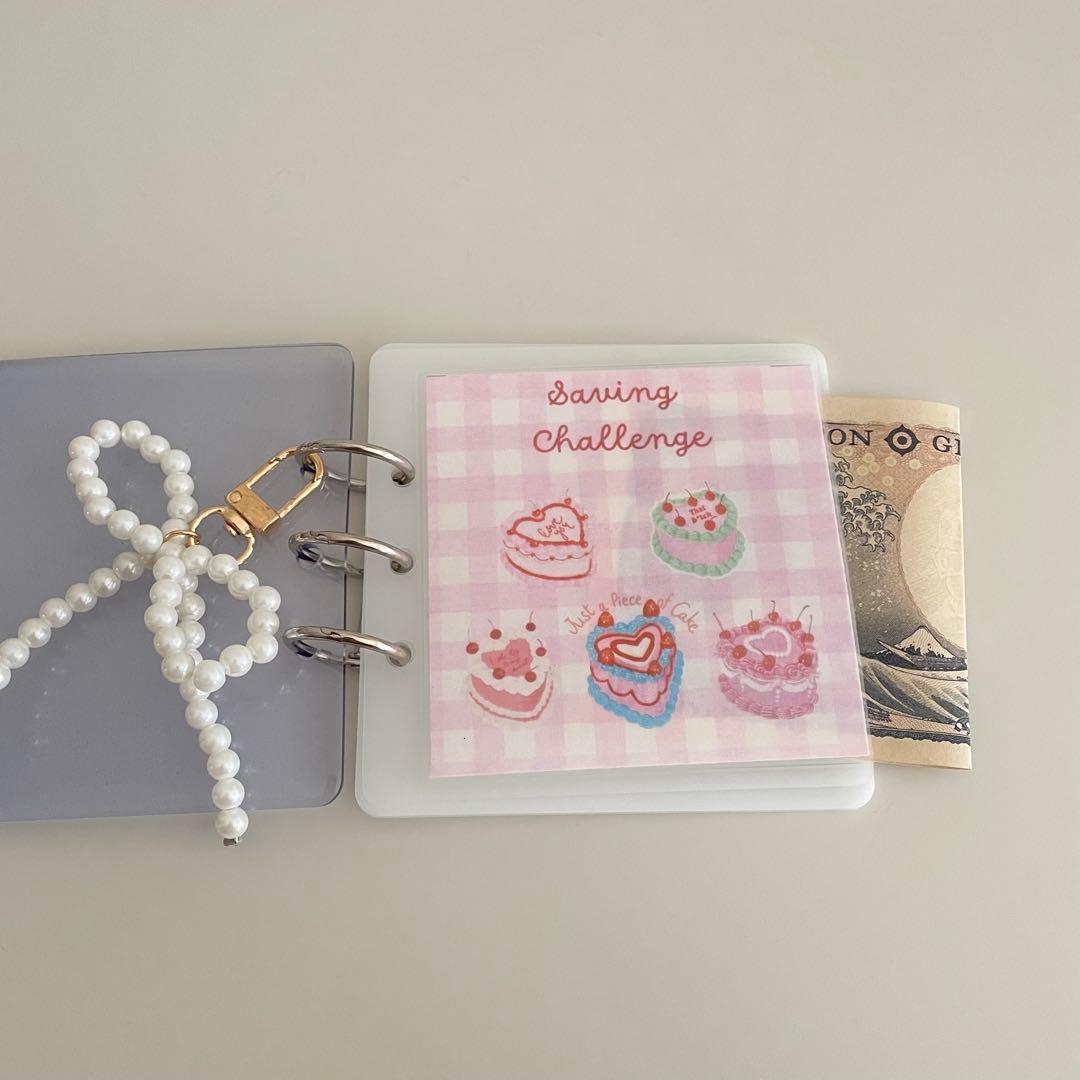 ましかくバインダー 貯金リフィル 6 枚 封筒貯金 貯金チャレンジ