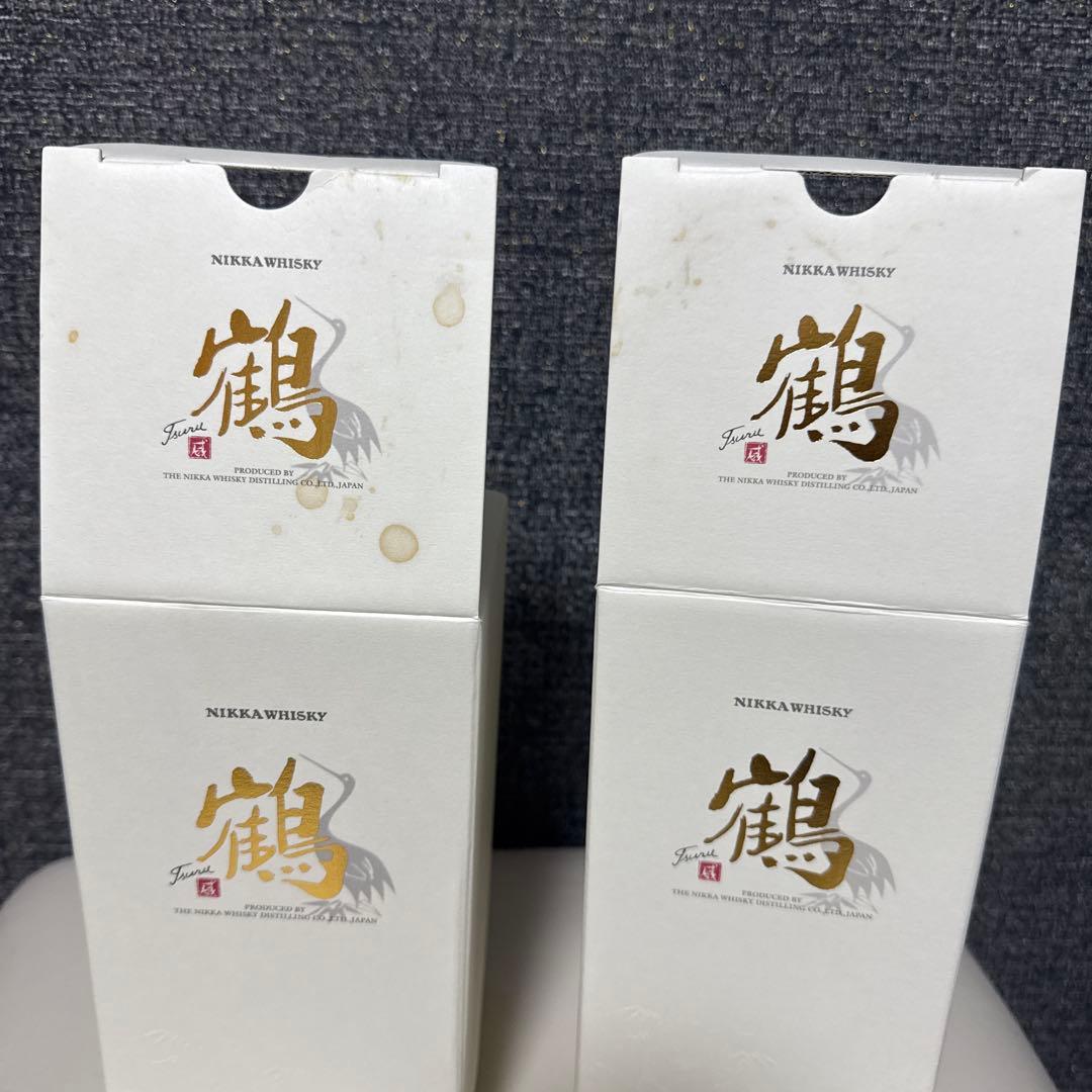 ニッカウヰスキー 鶴700ml 2本セット ピァアモルトレッド 1本お付けして